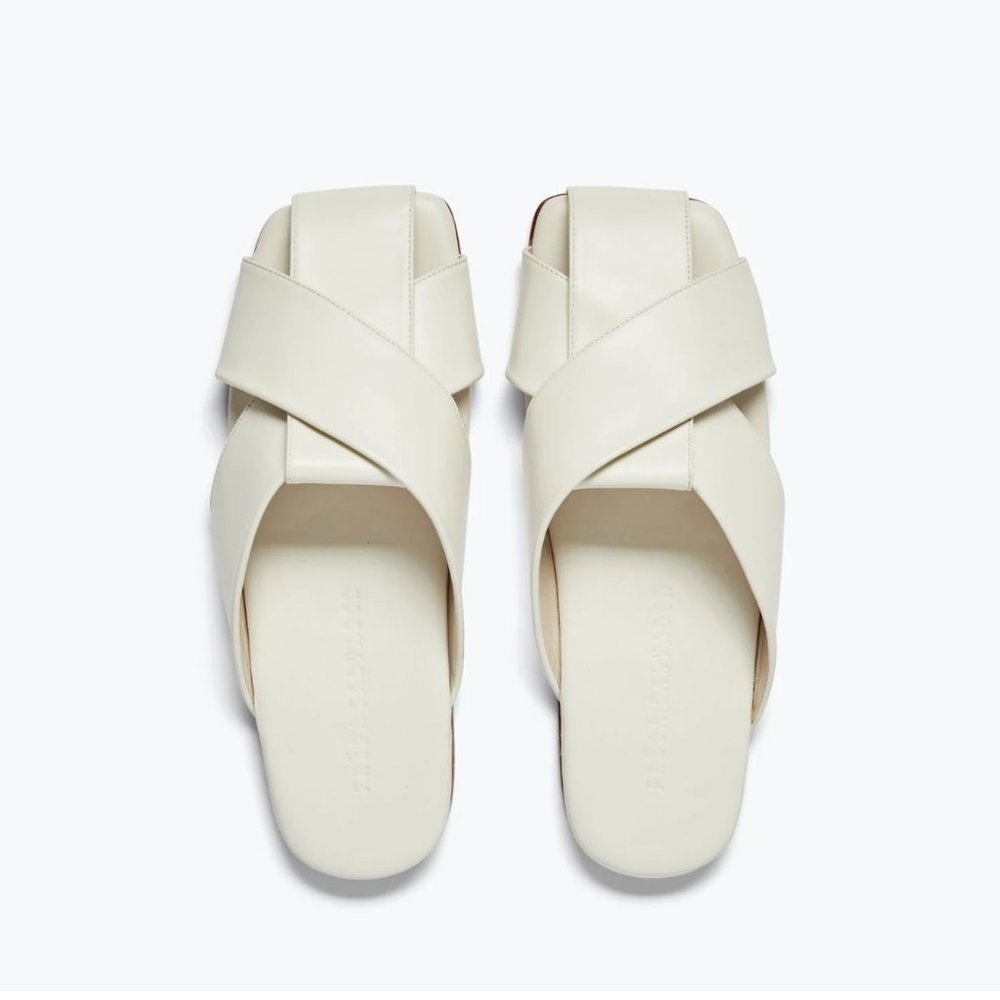 FREDA SALVADOR DOVE WHITE JOSI SLIP ON MULE